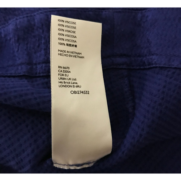 Anthropologie Maeve Jimena Short-Sleeve Sapphire Blue Midi Dress - Extra Small - Picture 11 of 11